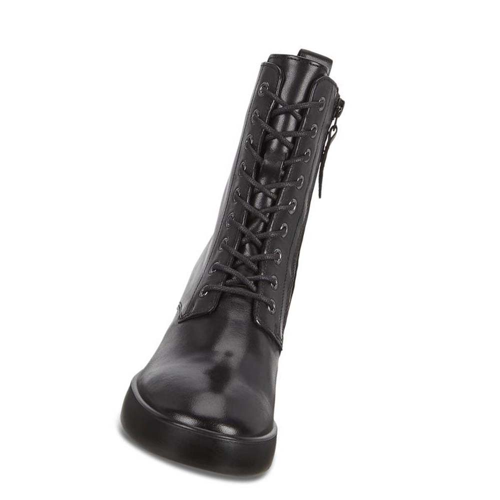 Women's Ecco Shape Sculpted Motion 55 Lace-up Boots Black | Canada 37WNB